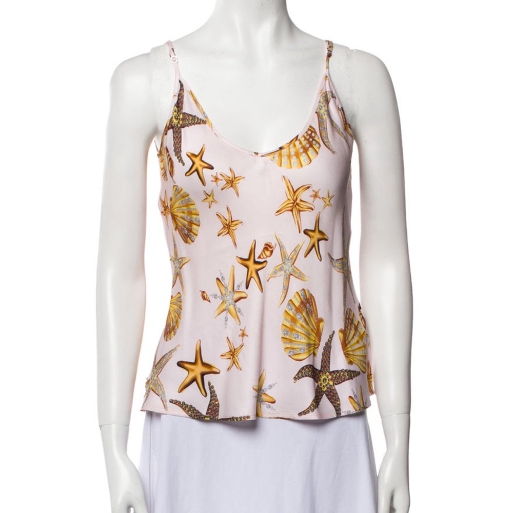 L’AGENCE Sachi Starfish Print Pink Top